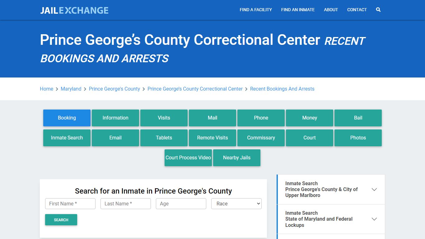 Prince George’s County Correctional Center - Jail Exchange